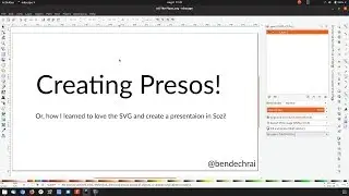 Creating talk presentations with Inkscape and Sozi