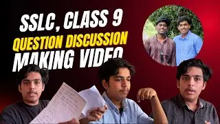 SSLC, Class 9 Onam Chemistry Exam Question paper discussion making video | BTS | AMAL O | Malayalam