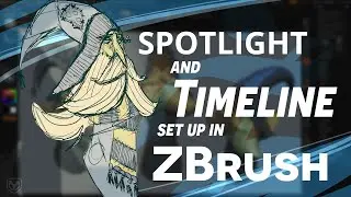 Spotlight And Timeline in ZBrush