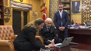 Liderimiz Sn. Devlet BAHÇELİ, Anadolu Ajansının düzenlediği 