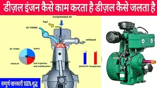 How diesel engine work and Petrol engine | 2 Stroke and 4 Stroke | All engine's work