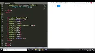 Add pagination in website using html/css || html css urdu hindi tutorial || CodeWithKashif