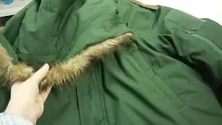 Часть 1. Укоротить пуховой бушлат - просто и быстро. To shorten the down jacket simple and fast.