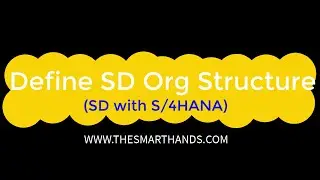 SAP S/4HANA SD Training -  Define SD Org Structure | SAP S4 HANA SD Videos
