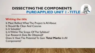 The CAPE Pure Mathematics SBA Workshop