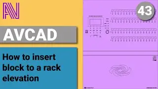 AVCAD - AVCAD for CAD - How to insert block to a rack elevation