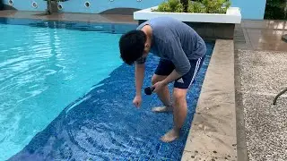 ASMR at the POOL!