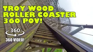 Troy Roller Coaster 360 Degree Virtual Reality POV Toverland Netherlands