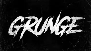Simple Grunge Text Effect in Photoshop using Clipping Mask
