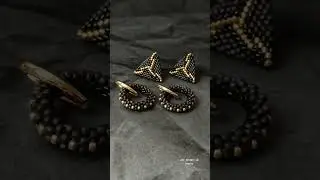 Украшения из бисера Змеиный принт. #jewelry #shorts #ювелирнаябижутерия