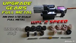 WPL 2 Speed Gearbox | Full Metal Upgrade | MN D90