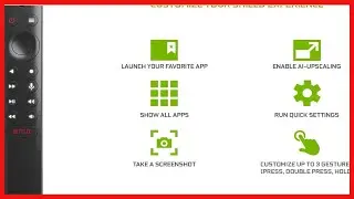 NVIDIA SHIELD Remote; Voice Search, Motion-Activated, Backlit Buttons