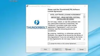 How to Set up Thunderbolt Expansion unit on Laptop-PC Windows7 ,8 , 10