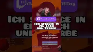 Ich springe in Minecraft in ein Loch und sterbe😅