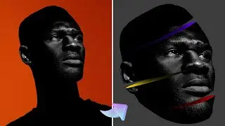 ✂️ Sliced Face Effect - Pro Photoshop Tutorial 2025 ✨