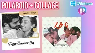 🥰Como hacer polaroids y collage PicsArt 2022 |Editando fotos de pareja #1