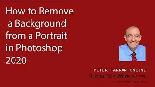 How to Make a Portrait Background Transparent in Photoshop for YouTube Channel Art