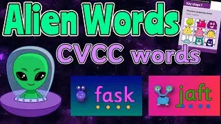 ALIEN WORDS PHASE 4 BASICS 4 Group 1: CVCC WORDS 👽 PHONIC SCREEN PRACTISE 💚 Miss Ellis #alienwords
