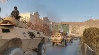 Taliban Military Parade With American Armored Vehicles And Russian Helicopters In Kabul