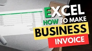 How to create an invoice using sum function in excel