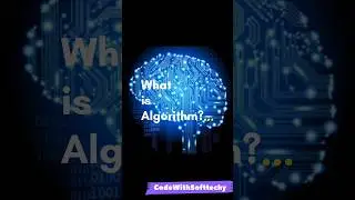 What is Algorithm? || #programming #software #technology #opensource #shorts