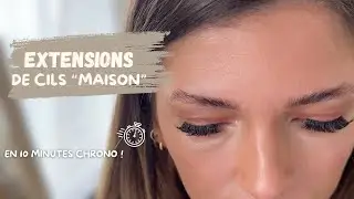 EXTENSIONS / FAUX CILS EN 10 MINUTES CHRONO ! Tutoriel complet.