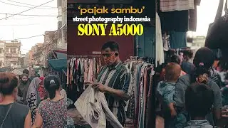 new normal main di Pasar Sambu POV Street Photography | sony a5000 + Meike 35mm F1.7