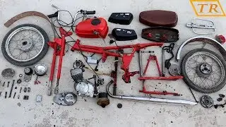 Реставрация мопеда Карпаты/Ч-1Разборка/Moped restoration Part-1