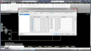 AutoCAD Mechanical Part Reference Bill of Material