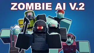 Advanced Zombie AI V.2 (Roblox Studio)