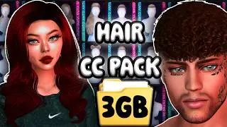 sims 4 female male hair cc folder alpha