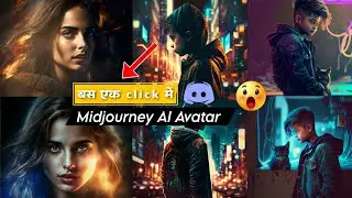 Midjourney AI Avatar tutorial in Hindi🔥😱 | Free Ai avatar photo editing | midjourney free photo🔥😱