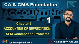 #14 Accounting For Depreciation | Full Concept | Strait Line Method | CA CMA Foundation