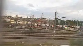 Le Thalys sort de Bruxelles