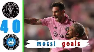 Inter Miami FC Vs Charlotte FC Highlights 4 0 I Leagues Cup Quarterfinal @Futbol Fever2023