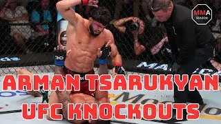 Arman Tsarukyan UFC Knockouts - #ufc #ufc300 #armantsarukyan #lightweight #fightnight #mma
