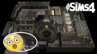 I built a MASSIVE Military Bunker in The Sims 4 and you won't BELIEVE what's under it