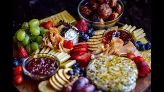 Simple  Charcuterie cheese board