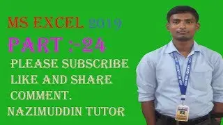 MS EXCEL 2016   PART 24 - Format As Table Any Selection Area