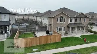 Aerial view house in Stoney Creek