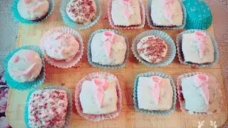 Украшения из мастики❤️Украшение кексов мастикой❤️