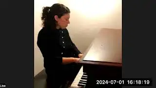Happy July piano