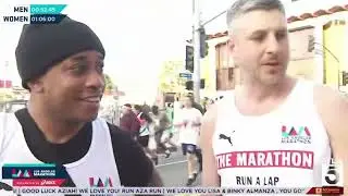 Neighborhood Nip Foundation - LA Marathon - KTLA Interview
