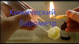 Камфорный штормгласс, или химический барометр