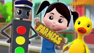 Mr Traffic Signal | Preschool Learning Songs For Children & Cartoon Video