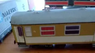 Prezentacja modelu wagonu kartonowego PKP Intercity i inne cz.1