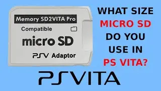 What Size MicroSD Card Do You Have In Your PS Vita? I Use A 128GB.