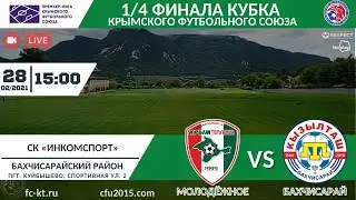 Крымтеплица - Кызылташ [ОНЛАЙН] 1/4 финала Кубка КФС 28.02.2021