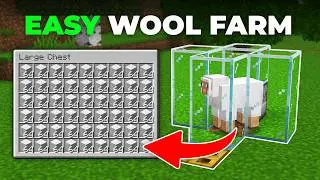 Easiest Wool Farm in Minecraft 26.1 (Tutorial)