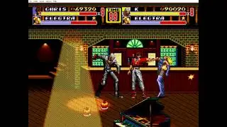 Streets of Rage 2 KOF 97 Evil Chris and K God Mode 2 (Streets of Rage 2 Hack)